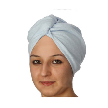 logo design 65*25cm Changshu Super Water Microfiber Hair Turban/Hair Drying Wrap Towel